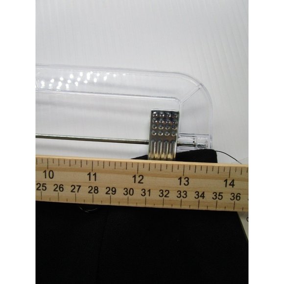 VINTAGE Anne Klein Skirt 10 Maxi Wool Slit Preppy USA Career NEW - Picture 2 of 10